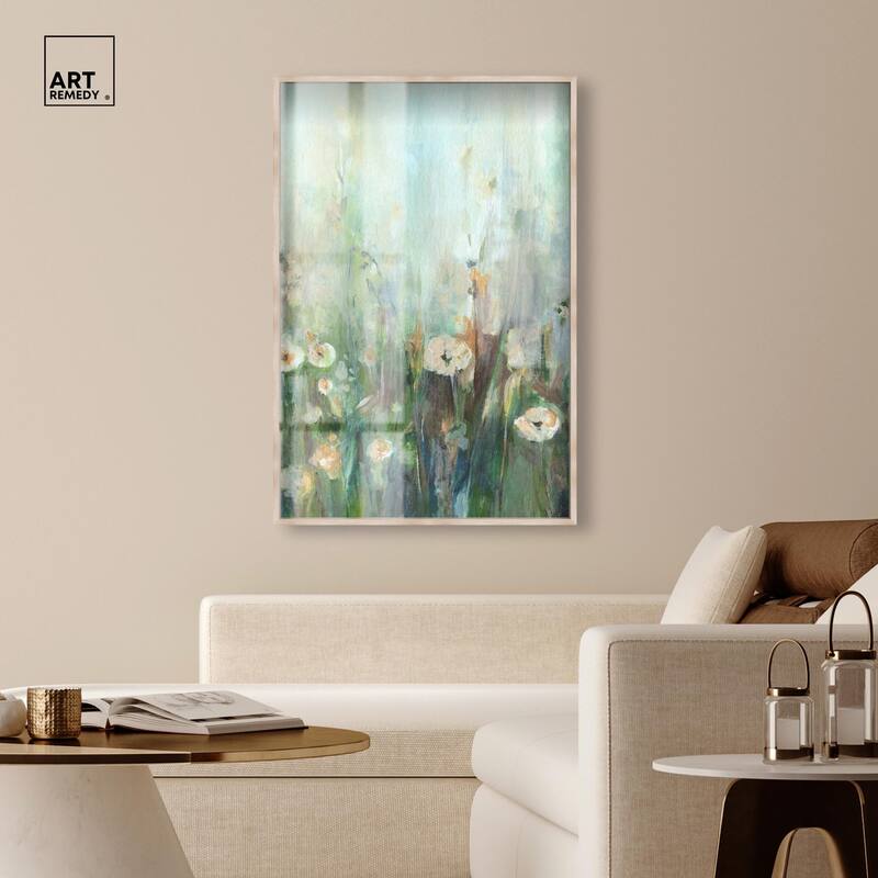 Harmony Green II Shadowbox by Art Remedy