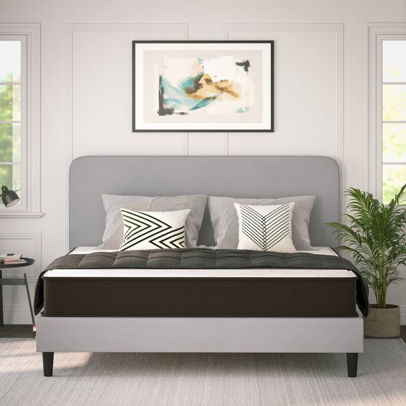 10" Hybrid Foam and Pocket Spring Mattress, Mattress in a Box - King