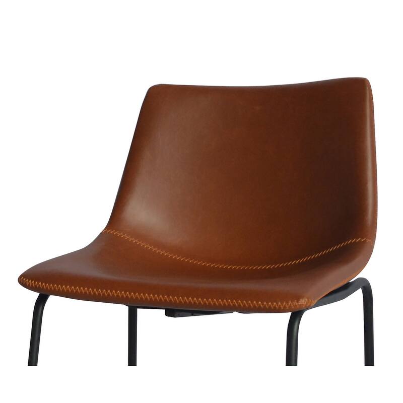 Best Quality Furniture Faux Leather Bar Stool (Set of 2)