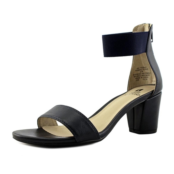 white mountain navy sandals