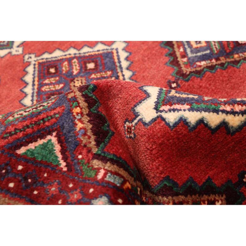 ECARPETGALLERY Hand-knotted Konya Anatolian Red Wool Rug - 3'2 x 9'7