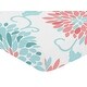 preview thumbnail 3 of 4, Sweet Jojo Designs Fitted Crib Sheet for the Emma Collection