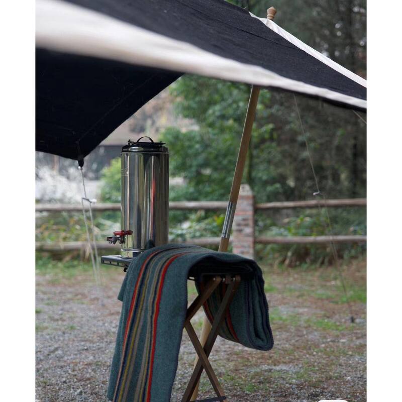 Heavy Duty Waterproof Yak Wool Tarp 16.4x12 ft, Hexagonal Outdoor Cover with Reinforced Edges, PU 5000mm Waterproof