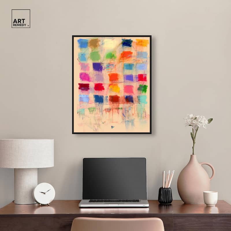 Color Blocks Canvas by Art Remedy