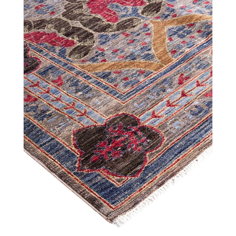 Overdyed, One-of-a-Kind Hand-Knotted Area Rug - Beige - 5' 0" x 7' 7"