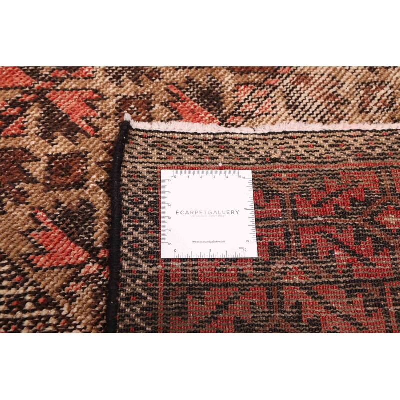 ECARPETGALLERY Hand-knotted Baluch Light Brown Wool Rug - 3'11 x 7'3