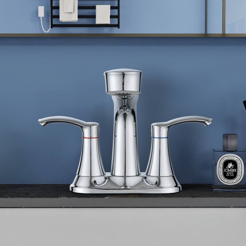 Topcraft Pull Down Two Handle Bathroom Sink Faucet