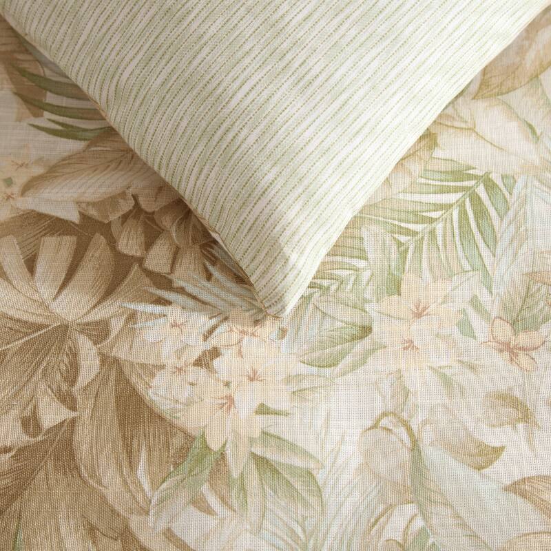 Tommy Bahama Palm Paradise Cotton Green Comforter Set
