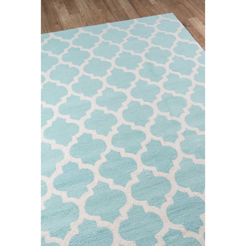 Momeni Geo Hand Hooked Polyester Contemporary Geometric Area Rug