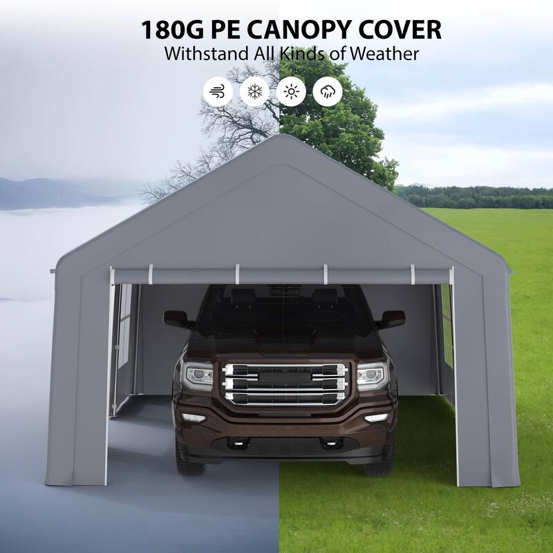 10x20ft,13x20ft Carport Portable Garage