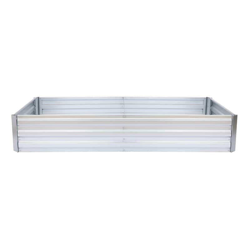 72in Rectangular Galvanized Steel Raised Garden Bed