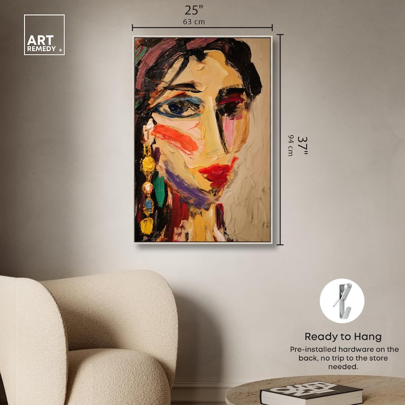 Colorful Expression I Canvas by Art Remedy