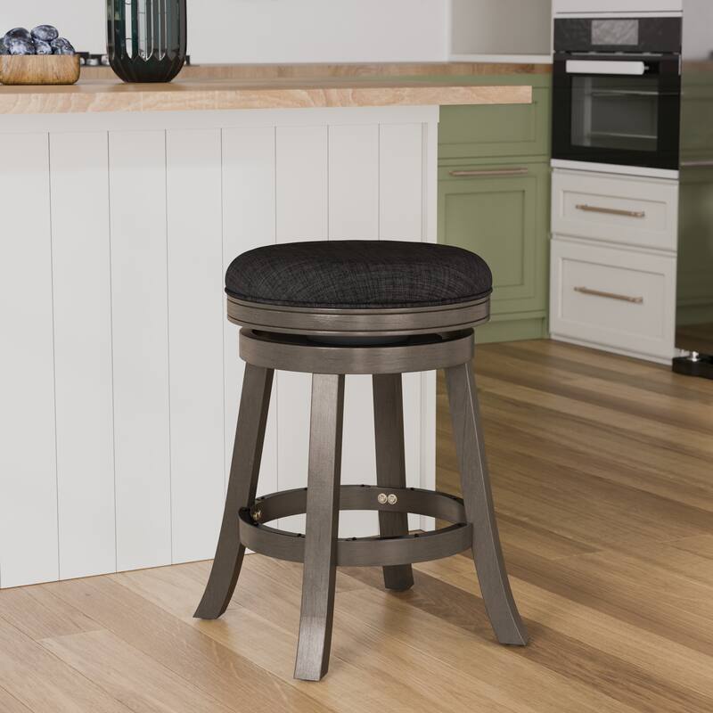 DTY Indoor Living Creede Backless Swivel Stool