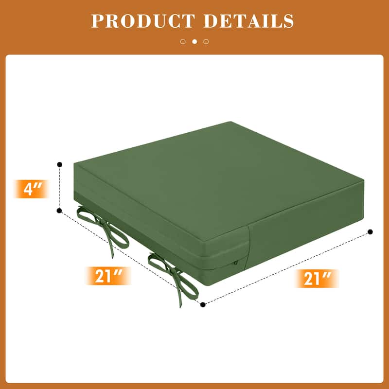 Outdoor Seat Waterproof Chair Cushion for Patio Furniture