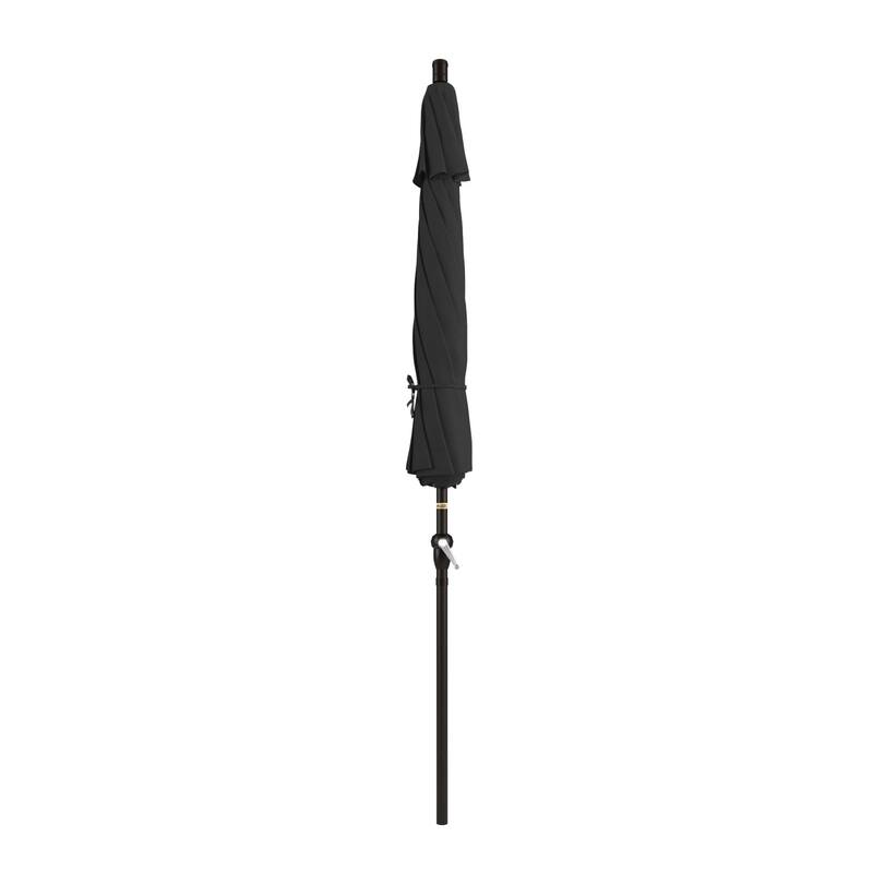 California Umbrella 9' Rd Alum Crank Open Auto Tlit Patio Umbrella