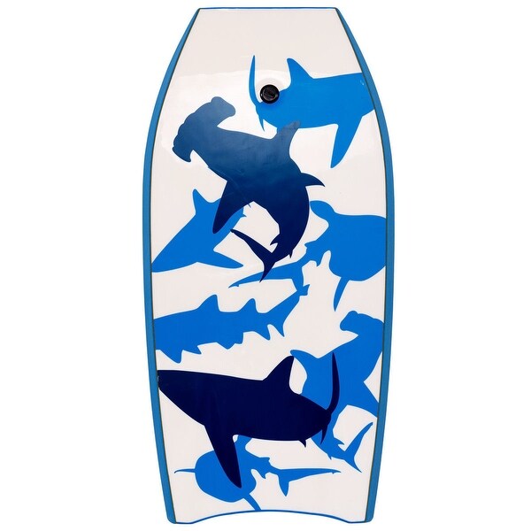 Body Board Surfing W/Leash IXPE Deck EPS Core Boarding Ocean 41" Coconut Tree