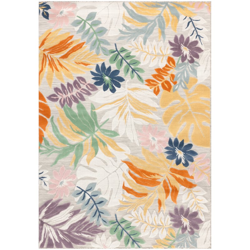 Nourison Suncoast Indoor/Outdoor Tropical Floral Area Rug