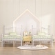 preview thumbnail 23 of 21, VECELO Classic Metal Platform Bed Frame, Twin Size Beds with Shell Style, Storage Space Under Bedframes, Kids Bed