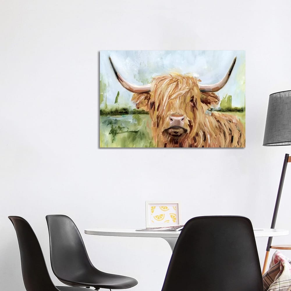 iCanvas "Highland Grazer I" by Victoria Borges Canvas Print