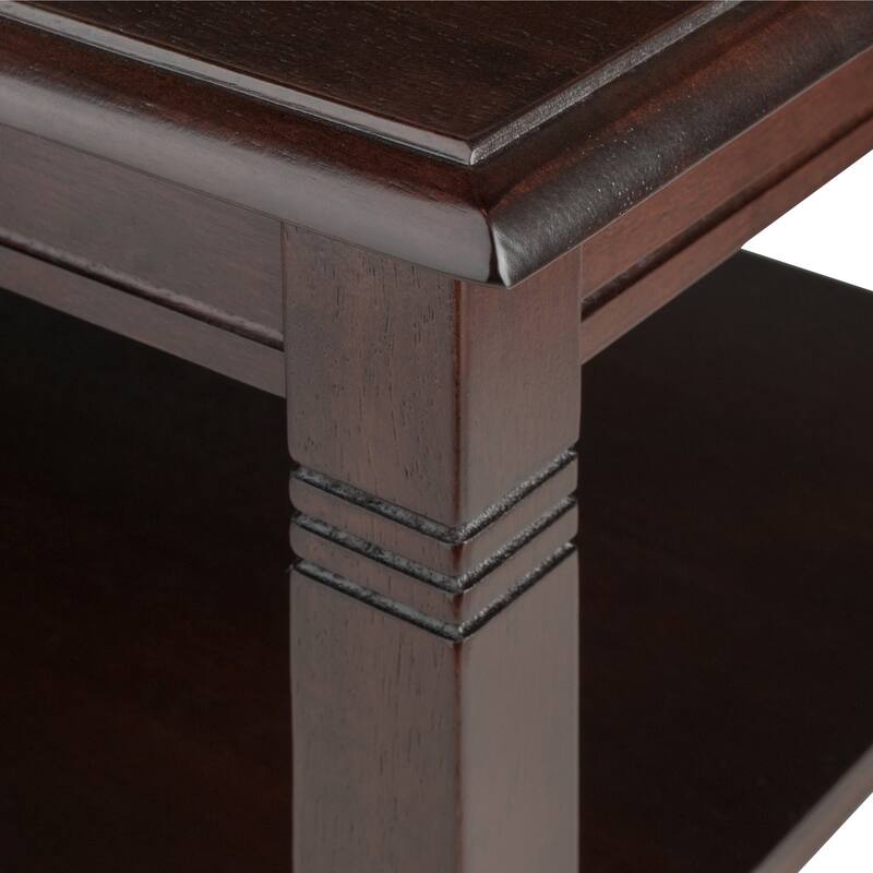 Nolan Coffee Table, Cappuccino - 37"W x 21"D x 18"H