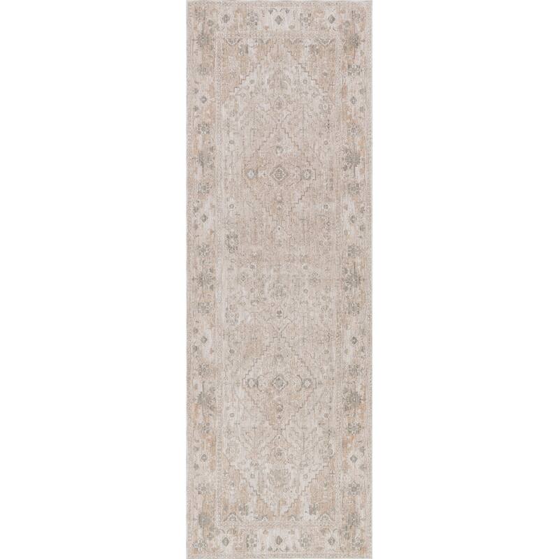 Nuloom Koami Medallion Fringe Area Rug
