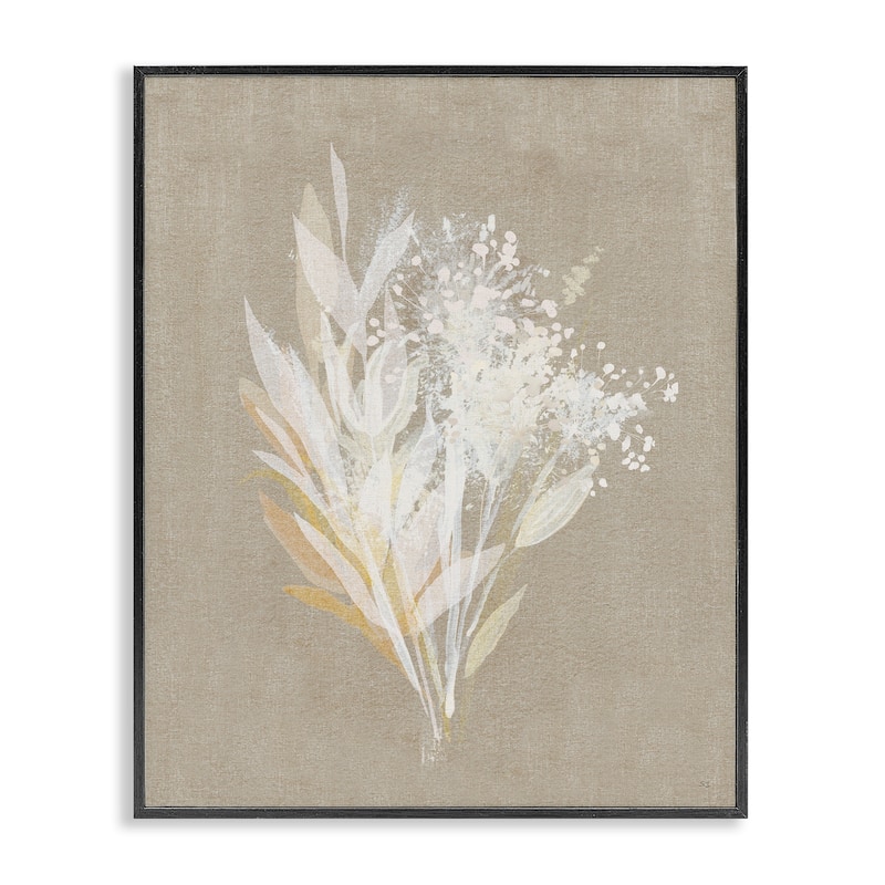 Stupell Natural Herb Impression Framed Giclee Art Design By Susan Jill - 16 x 20 - Black