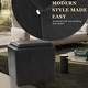 preview thumbnail 18 of 66, HomePop Storage Ottoman with Tray Top
