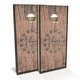 preview thumbnail 8 of 7, Rhode Island Flag Vintage Outdoor Cornhole Board Set All-Weather 2x4 - Include ALL Accessories