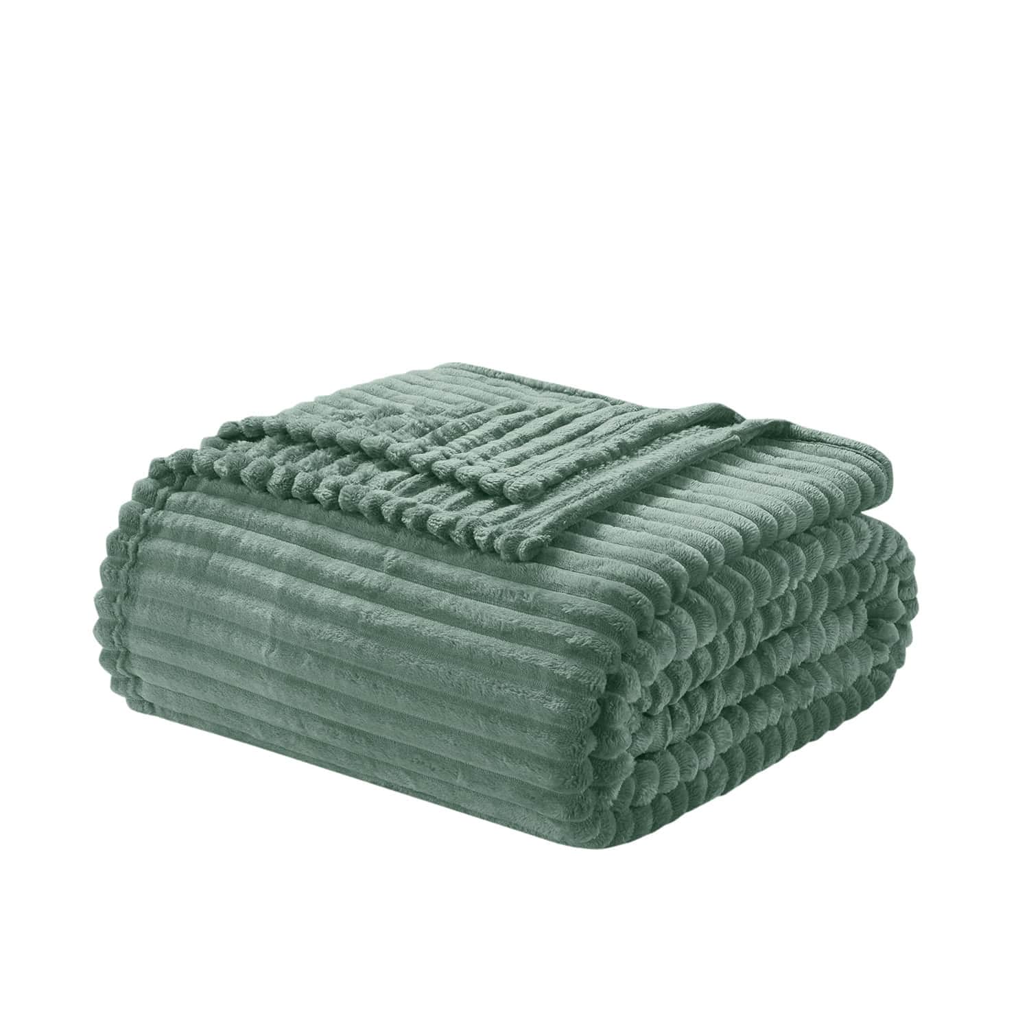 Plush fleece throw 2025