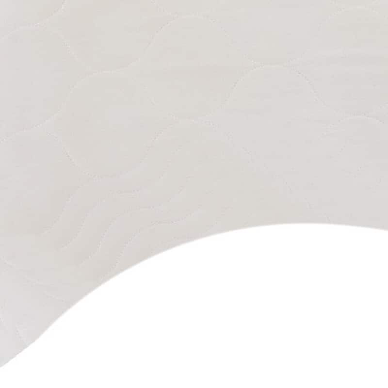 HomeRoots Cotton Latex Foam And Wool Hypoallergenic Ergonomic Standard Size Bed Pillow - Ivory