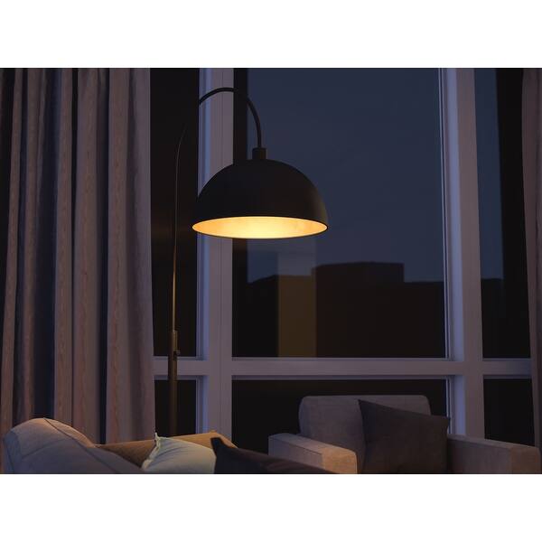 Belynda Black Modern Arc Floor Lamp Overstock 31316064