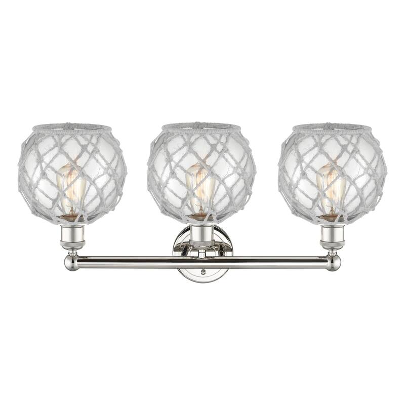 Innovations Lighting Endless Possibilities Edison - Farmhouse Rope - 3 Light 26" Bath Vanity Light