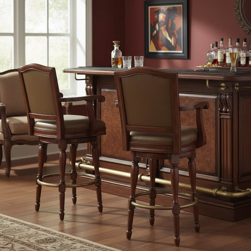 Howard Miller Cheers Bar Stool - Brown