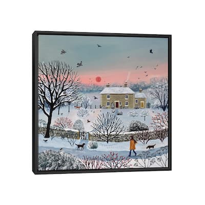 iCanvas "Nearly Home" by Jo Grundy Framed Canvas Print