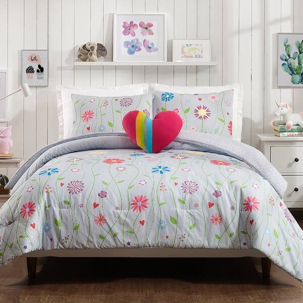 slide 2 of 5, Jessica Simpson Growing Garden Comforter Pillow Set