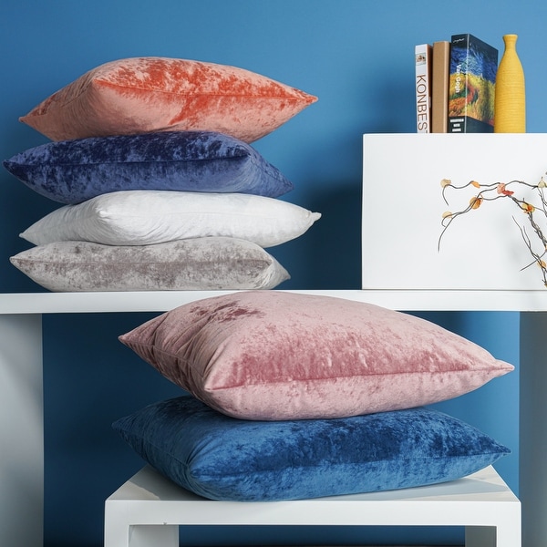 Crushed velvet bed throw shop