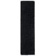 preview thumbnail 161 of 187, SAFAVIEH California Premium Shag Izat 2-inch Thick Area Rug 2'3" x 9' Runner - Black/Ivory - Runner