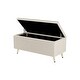 preview thumbnail 21 of 20, Queen Upholstered Bed and Storage Ottoman Set, 2-Piece Bedroom Furniture
