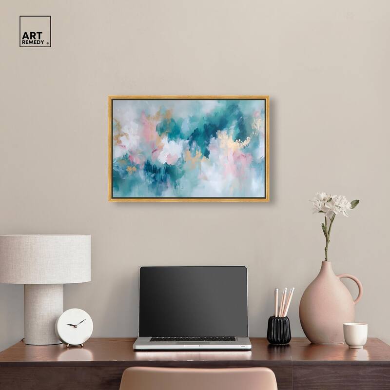 Emerald Sky Canvas by Art Remedy