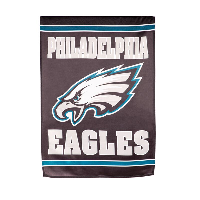 Embossed Suede Flag, House Size, Philadelphia Eagles