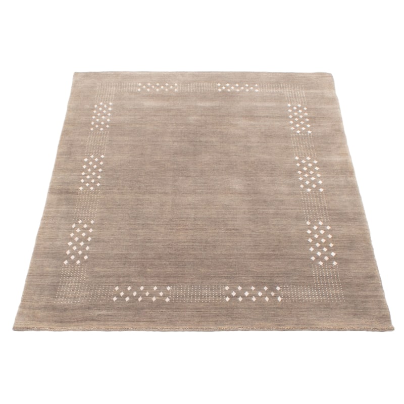 Kashkuli Gabbeh Grey Rug 4'8" x 6'6" - 4'8 x 6'6