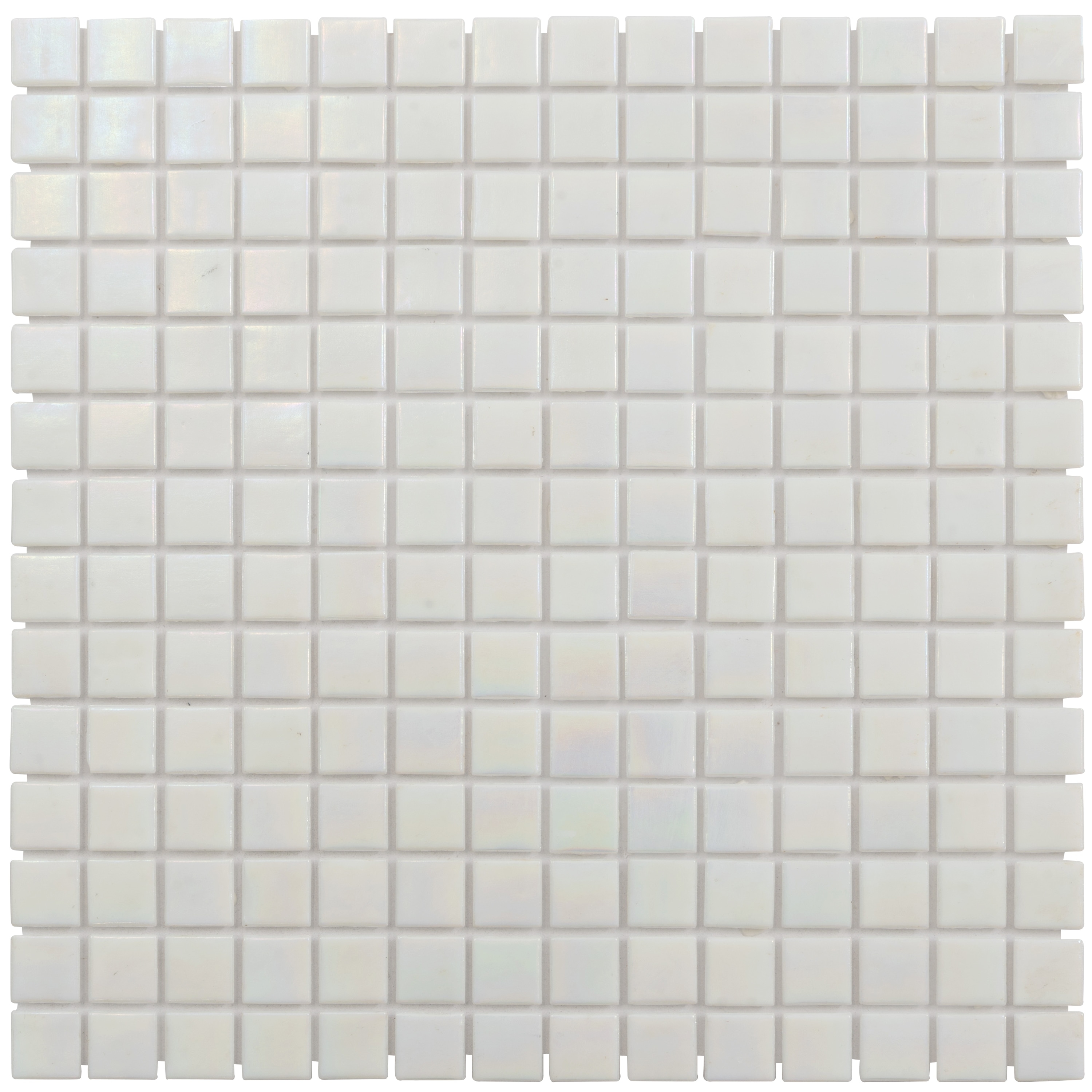 Apollo tile 12" x 12" Nacreous Glossy White Glass Tile (20 sq ft/case) - 20 Pack