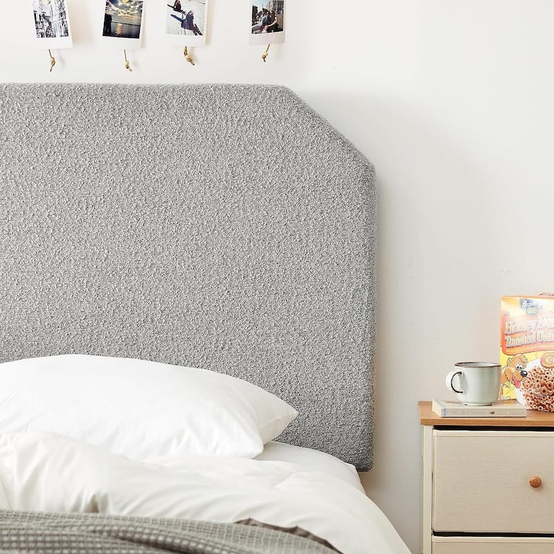 Tavira Allure® Boucle Dorm Headboard with Legs by DormCo