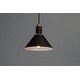 preview thumbnail 4 of 3, Tucson 1-light 11.25" Wide Steel Pendant - oil rubbed bronze / weathered wood