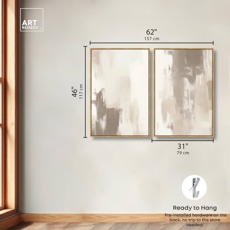 Winter Mist I Canvas Set of 2 by Art Remedy