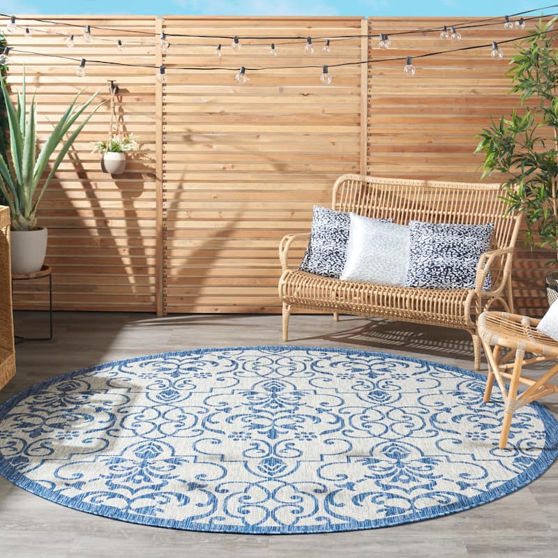 Nourison Garden Party Trellis Indoor/Outdoor Area Rug