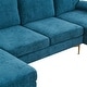 preview thumbnail 10 of 20, U-Shaped 4-Seat Indoor Sectional Sofa