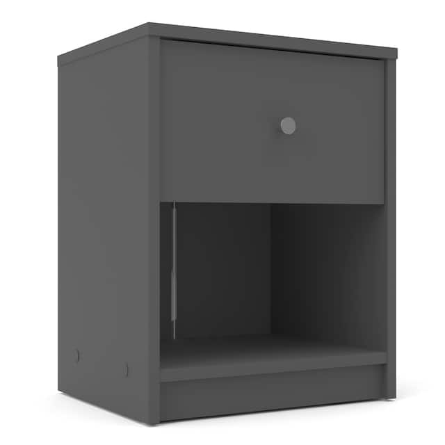 Porch & Den Zoe 1-drawer Nightstand - Grey
