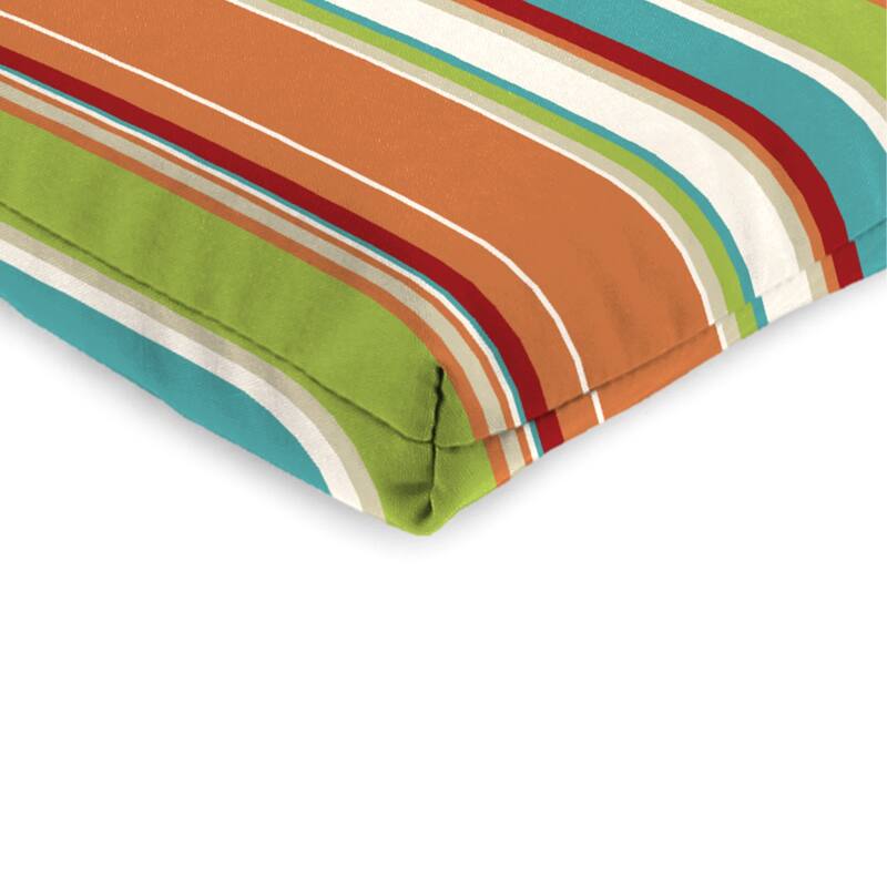 21" x 44" Outdoor Chair Cushion with Ties and Loop - 44'' L x 21'' W x 3.5'' H