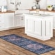 preview thumbnail 9 of 21, Nuloom Vintage Floral Mandala Area Rug 2'8" x 8' Runner - Navy